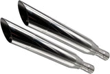 Double Sortie D'Échappement Homologuée Au Niveau Sonore Slash Acier - Gpr Compatible Avec Harley-Davidson Sportster 1200 (2004-2009)