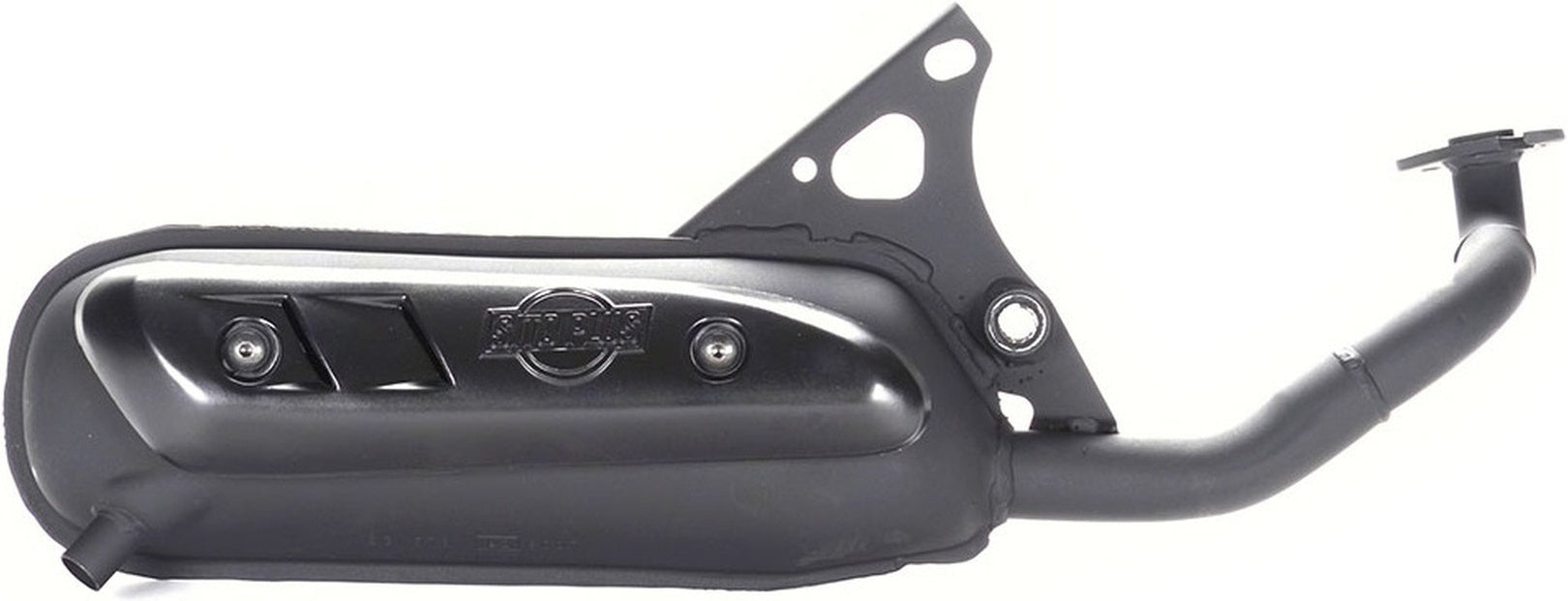 Complete Catalytic Exhaust System With Sound Certification Sitoplus Stainless Steel - Leovince Compatible With Peugeot Squab (1995-1997)