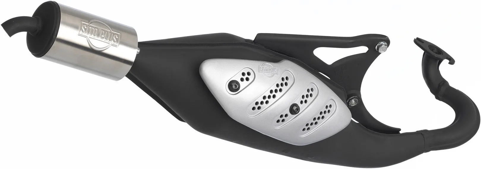 Système D'Échappement Complet Avec Catalyseur Et Homologation Acoustique Sitoplus Acier - Leovince Compatible Avec Aprilia Sr 50 (1997-2002)