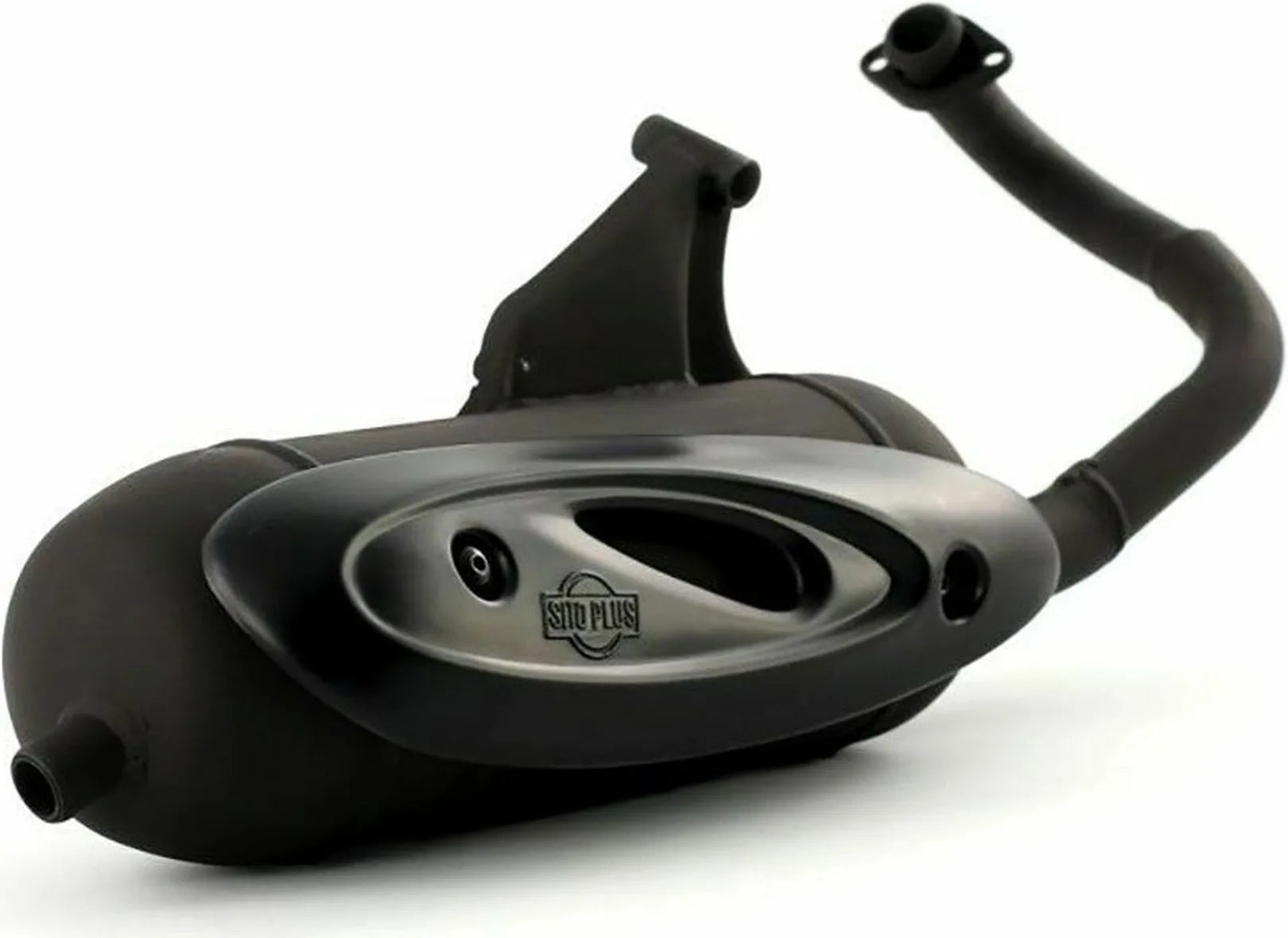 Système D'Échappement Complet Avec Catalyseur Et Homologation Acoustique Sitoplus Acier - Leovince Compatible Avec Aprilia Sr 50 Motard 2T (2012-2017)