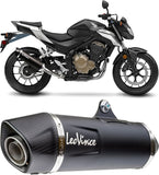 Exhaust Tip With Noise Certification Lv One Evo Stainless Steel Carbon Fiber End Cap - Leovince Compatible With Honda Vfr 1200 X Crosstourer Dct (2012-2015)
