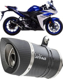Système D'Échappement Homologué Au Niveau Sonore Lv Pro Carbon Fiber Embout Carbon Fiber - Leovince Compatible Avec Yamaha Mt-25 250 (2015-2018)