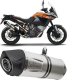 Système D'Échappement Homologué Au Niveau Sonore Lv One Evo Acier Embout Carbon Fiber - Leovince Compatible Avec Bmw F 650 Gs (2008-2012)