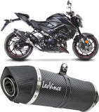 Système D'Échappement Homologué Au Niveau Sonore Lv One Evo Carbon Fiber Embout Carbon Fiber - Leovince Compatible Avec Suzuki Gsx-S 750 - Z Abs (2017-2020)