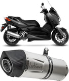 Système D'Échappement Homologué Au Niveau Sonore Lv One Evo Acier Embout Carbon Fiber - Leovince Compatible Avec Yamaha X-Max 300 (2017-2020)