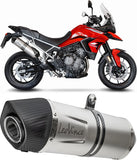 Système D'Échappement Homologué Au Niveau Sonore Lv One Evo Acier Embout Carbon Fiber - Leovince Compatible Avec Triumph Tiger 900 Gt - Pro (2020-2023)