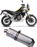 Système D'Échappement Homologué Au Niveau Sonore Lv One Evo Acier - Leovince Compatible Avec Aprilia Tuareg 660 (2022-2024)