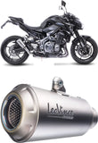 Système D'Échappement Homologué Au Niveau Sonore Lv-10 Titanium Embout Titanium - Leovince Compatible Avec Kawasaki Z 900 (2017-2019)