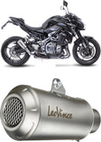 Exhaust Tip With Noise Certification Lv-10 Stainless Steel Stainless Steel End Cap - Leovince Compatible With Kawasaki Z 900 (2017-2019)