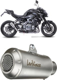 Système D'Échappement Homologué Au Niveau Sonore Lv-10 Acier Embout Acier - Leovince Compatible Avec Kawasaki Z 900 (2017-2019)
