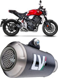 Système D'Échappement Homologué Au Niveau Sonore Lv-10 Carbon Fiber Embout Acier - Leovince Compatible Avec Honda Cb 1000 R Neo Sports Café (2018-2024)