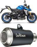 Système D'Échappement Homologué Au Niveau Sonore Lv-10 Acier Noir Embout Acier - Leovince Compatible Avec Suzuki Gsx-S 950 (2021-2023)