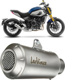 Système D'Échappement Homologué Au Niveau Sonore Lv-10 Acier Embout Acier - Leovince Compatible Avec Cfmoto 700 Cl-X Sport (2021-2023)
