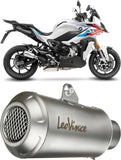 Système D'Échappement Homologué Au Niveau Sonore Lv-10 Acier Embout Acier - Leovince Compatible Avec Bmw S 1000 Xr (2020-2023)