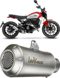 Système D'Échappement Homologué Au Niveau Sonore Lv-10 Acier Embout Acier - Leovince Compatible Avec Ducati Scrambler 800 Full Throttle (2025-2026)