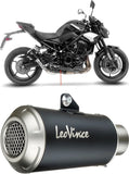 Système D'Échappement Homologué Au Niveau Sonore Lv-10 Acier Noir Embout Acier - Leovince Compatible Avec Kawasaki Z 900 A2 (2025-2026)