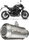 Système D'Échappement Homologué Au Niveau Sonore Lv-10 Acier Embout Acier - Leovince Compatible Avec Kawasaki Z 900 (2025-2026)