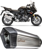 Système D'Échappement Homologué Au Niveau Sonore Lv-12 Acier Embout Carbon Fiber - Leovince Compatible Avec Bmw R 1250 - Rs (2019-2024)