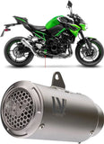 Système D'Échappement Homologué Au Niveau Sonore Lv Corsa S Titanium Embout Acier - Leovince Compatible Avec Kawasaki Z 900 A2 (2025-2026)