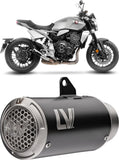 Système D'Échappement Homologué Au Niveau Sonore Lv Corsa S Acier Noir Embout Acier - Leovince Compatible Avec Honda Cb 1000 R Neo Sports Café (2018-2024)