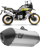 Système D'Échappement Homologué Au Niveau Sonore Lv-14 Titanium Embout Carbon Fiber - Leovince Compatible Avec Voge Valico 900 Dsx (2024-2026)