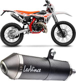Système D'Échappement Homologué Au Niveau Sonore X-Fight Carbon Fiber Embout Acier - Leovince Compatible Avec Beta Rr 50 Motard - Sport (2021-2022)