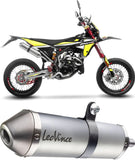 Système D'Échappement Homologué Au Niveau Sonore X-Fight Acier Embout Acier - Leovince Compatible Avec Fantic Motor Xe 50 Competition (2021-2024)