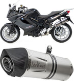 Exhaust Tip With Noise Certification Lv-10 Steel Full Black Steel Black End Cap - Leovince Compatible With Honda Cb 1000 R Neo Sports Café (2018-2024)