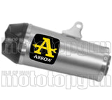 Système D'Échappement Homologué Au Niveau Sonore Works Titanium Carbon - Arrow Special Parts Compatible Avec Yamaha Tracer 700 (2020)