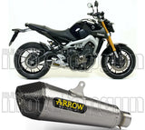 Système D'Échappement Homologué Au Niveau Sonore X-Kone Nichrom Carbon - Arrow Special Parts Compatible Avec Yamaha Mt-09 Tracer (2015-2020)
