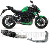 Système D'Échappement Complet Sans Catalyseur Et Homologué Au Niveau Sonore Gp2 Gp-2 Nichrom Noir Acier - Arrow Special Parts Compatible Avec Kawasaki Z 900 A2 (2019-2024)