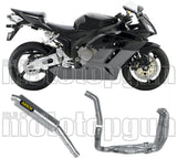 Complete Non-Catalytic Exhaust System With Sound Certification Maxi Race-Tech Aluminium Stainless Steel - Arrow Special Parts Compatible With Honda Cbr 1000 Rr (2004-2007)