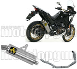Système D'Échappement Complet Sans Catalyseur Et Homologué Au Niveau Sonore Maxi Race-Tech Aluminium Acier - Arrow Special Parts Compatible Avec Honda Crf 1100 L Africa Twin Adventure Sports (2020-2023)