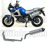 Système D'Échappement Complet Sans Catalyseur Et Homologué Au Niveau Sonore Maxi Race-Tech Aluminium Carbon - Arrow Special Parts Compatible Avec Yamaha Xt 1200 Z Super Ténéré (2010-2020)