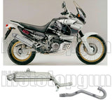 Système D'Échappement Complet Sans Catalyseur Et Homologué Au Niveau Sonore Paris Dacar Acier Acier - Arrow Special Parts Compatible Avec Honda Xrv 750 Africa Twin (1993-1995)
