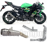 Système D'Échappement Complet Sans Catalyseur Et Homologué Au Niveau Sonore Pro-Race Titanium Titanium - Arrow Special Parts Compatible Avec Kawasaki Zx 6R 636 (2019-2020)