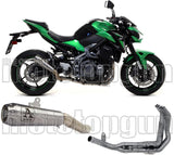 Système D'Échappement Complet Sans Catalyseur Et Homologué Au Niveau Sonore Pro-Race Nichrom Acier - Arrow Special Parts Compatible Avec Kawasaki Z 900 (2017-2019)