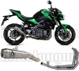 Système D'Échappement Complet Sans Catalyseur Et Homologué Au Niveau Sonore Pro-Race Nichrom Acier - Arrow Special Parts Compatible Avec Kawasaki Z 900 E (2017-2018)