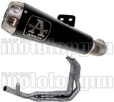 Système D'Échappement Complet Sans Catalyseur Et Homologué Au Niveau Sonore Pro-Race Nichrom Noir Acier - Arrow Special Parts Compatible Avec Kawasaki Z 900 (2017-2019)