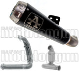 Système D'Échappement Complet Sans Catalyseur Et Homologué Au Niveau Sonore Pro-Race Nichrom Noir Acier - Arrow Special Parts Compatible Avec Ktm 890 Duke R (2020-2023)