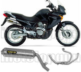Système D'Échappement Complet Sans Catalyseur Et Homologué Au Niveau Sonore Race-Tech Aluminium Acier - Arrow Special Parts Compatible Avec Honda Xl 650 V Transalp (2000-2007)