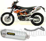 Système D'Échappement Complet Sans Catalyseur Et Homologué Au Niveau Sonore Race-Tech Aluminium Acier - Arrow Special Parts Compatible Avec Ktm 690 Enduro R (2019-2024)