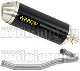 Système D'Échappement Complet Sans Catalyseur Et Homologué Au Niveau Sonore Race-Tech Aluminium Noir Acier - Arrow Special Parts Compatible Avec Ktm 690 Enduro R (2019-2024)