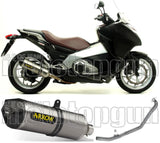 Système D'Échappement Complet Sans Catalyseur Et Homologué Au Niveau Sonore Race-Tech Aluminium Carbon - Arrow Special Parts Compatible Avec Honda Nc 750 S (2015-2020)