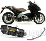 Système D'Échappement Complet Sans Catalyseur Et Homologué Au Niveau Sonore Race-Tech Aluminium Noir Carbon - Arrow Special Parts Compatible Avec Honda Integra 750 Dct (2014-2020)