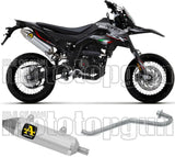 Système D'Échappement Complet Avec Catalyseur Et Homologation Acoustique Thunder Aluminium Acier - Arrow Special Parts Compatible Avec Um Dsr Ex 125 (2018-2020)