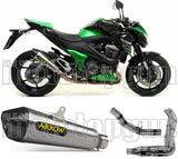 Système D'Échappement Complet Sans Catalyseur Et Homologué Au Niveau Sonore X-Kone Nichrom Carbon - Arrow Special Parts Compatible Avec Kawasaki Z 800 E (2013-2016)