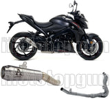 Système D'Échappement Complet Sans Catalyseur Et Homologué Au Niveau Sonore Pro-Race Nichrom Acier - Arrow Special Parts Compatible Avec Suzuki Gsx-S 1000 (2015-2020)