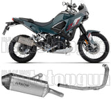 Système D'Échappement Complet Sans Catalyseur Et Homologué Au Niveau Sonore Explorer Titanium Embout Carby - Arrow Special Parts Compatible Avec Kawasaki Kle 500 (2026)
