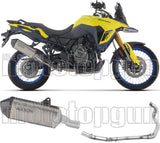 Système D'Échappement Complet Sans Catalyseur Et Homologué Au Niveau Sonore Explorer Titanium Embout Carby - Arrow Special Parts Compatible Avec Suzuki V-Strom 800 De (2025-2026)